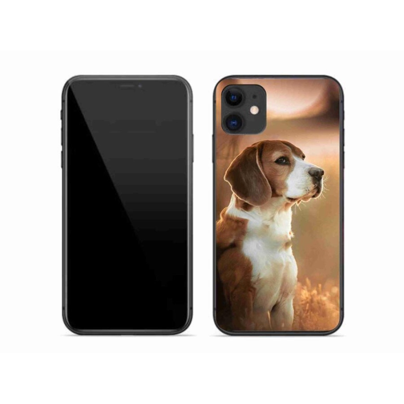 Gelový kryt mmCase na mobil iPhone 11 - bígl