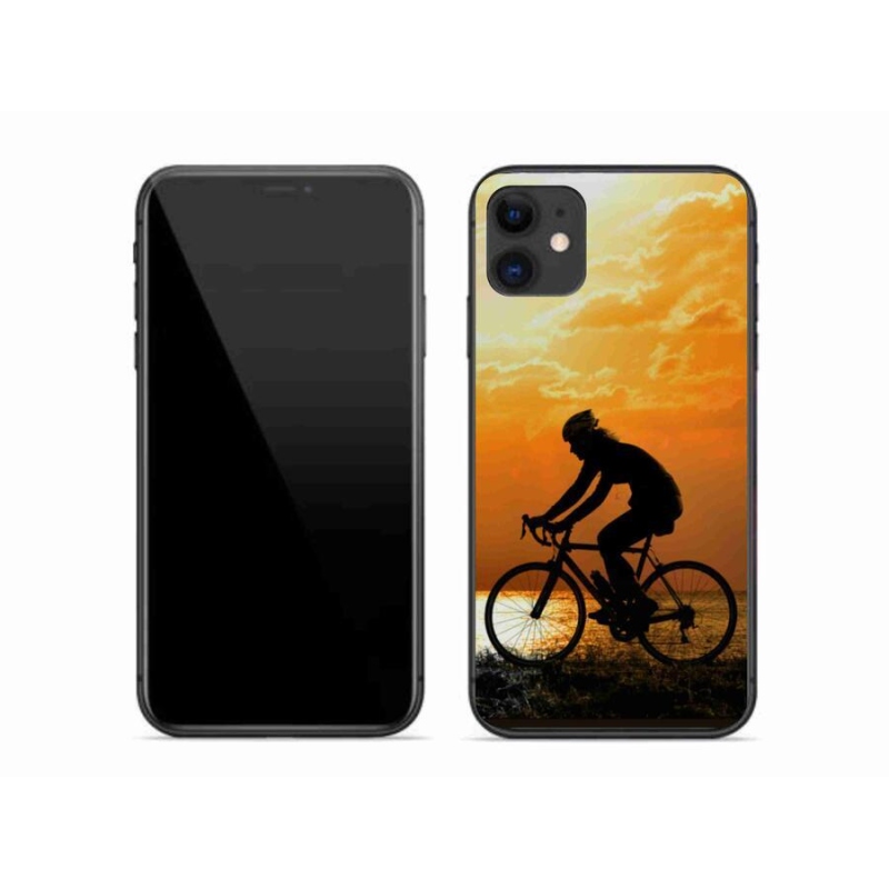 Gelový kryt mmCase na mobil iPhone 11 - cyklovýlet