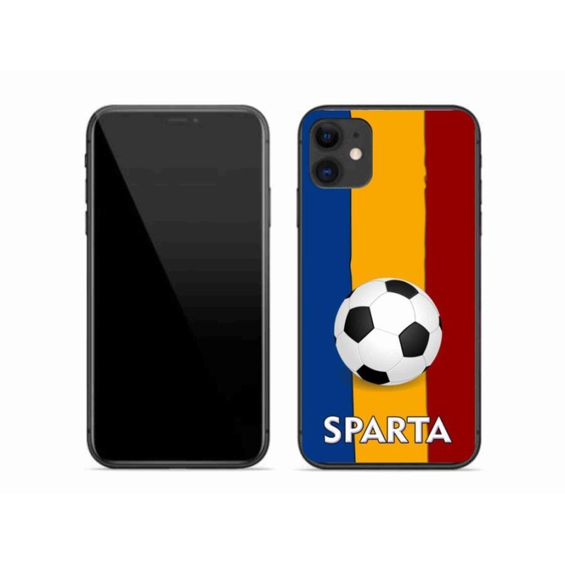 Gelový kryt mmCase na mobil iPhone 11 - fotbal 1