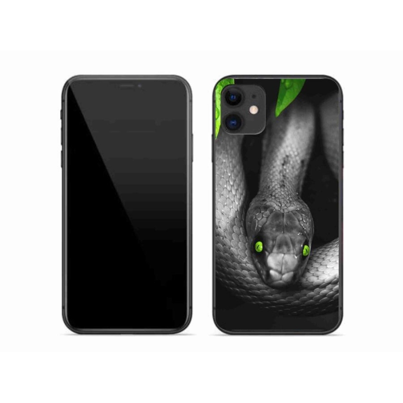 Gelový kryt mmCase na mobil iPhone 11 - had