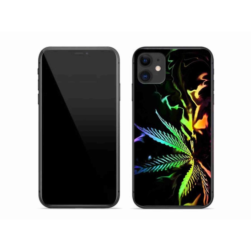 Gelový kryt mmCase na mobil iPhone 11 - konopí 2