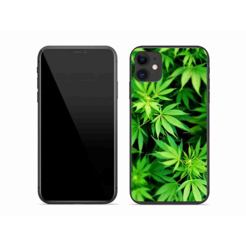Gelový kryt mmCase na mobil iPhone 11 - konopí 3