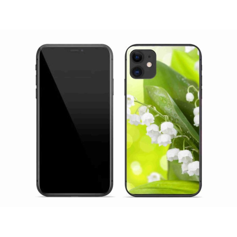 Gelový kryt mmCase na mobil iPhone 11 - konvalinka