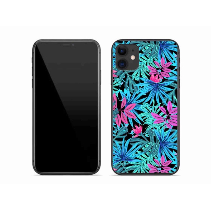 Gelový kryt mmCase na mobil iPhone 11 - květiny 3