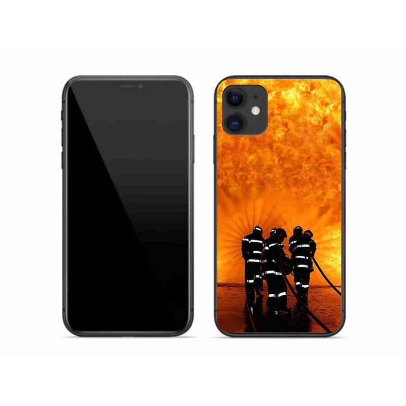 Gelový kryt mmCase na mobil iPhone 11 - požár
