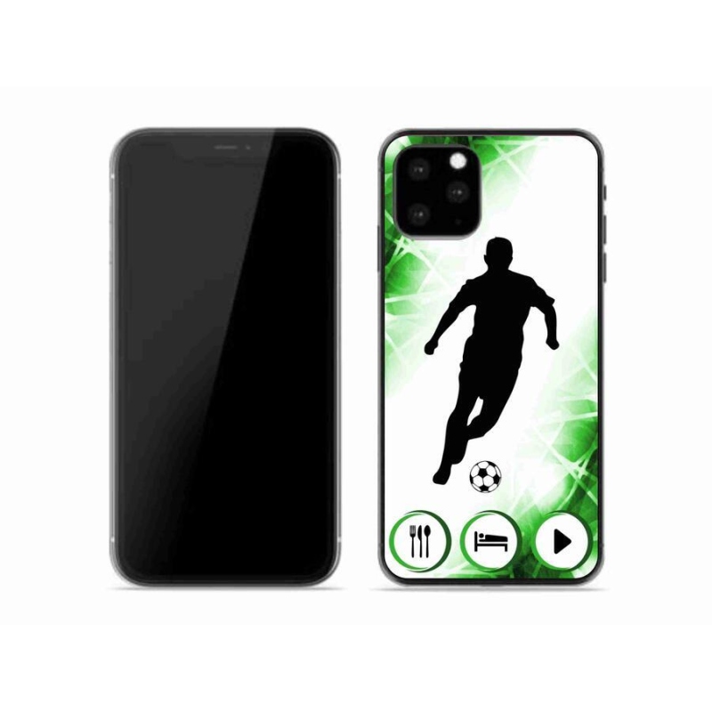 Gelový kryt mmCase na mobil iPhone 11 Pro - fotbalista