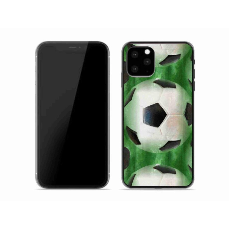 Gelový kryt mmCase na mobil iPhone 11 Pro - fotbalový míč
