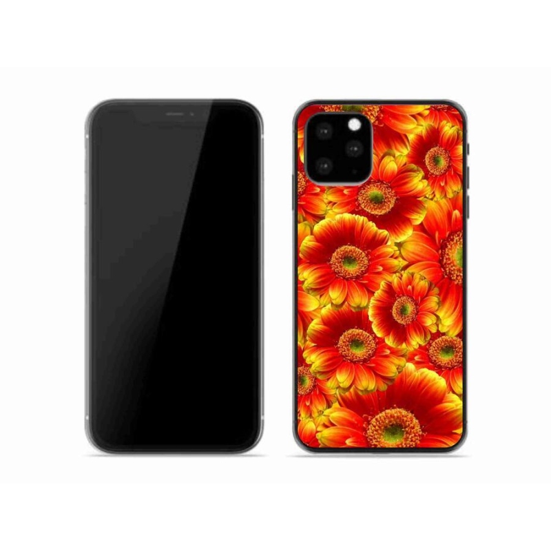 Gelový kryt mmCase na mobil iPhone 11 Pro - gerbera 1