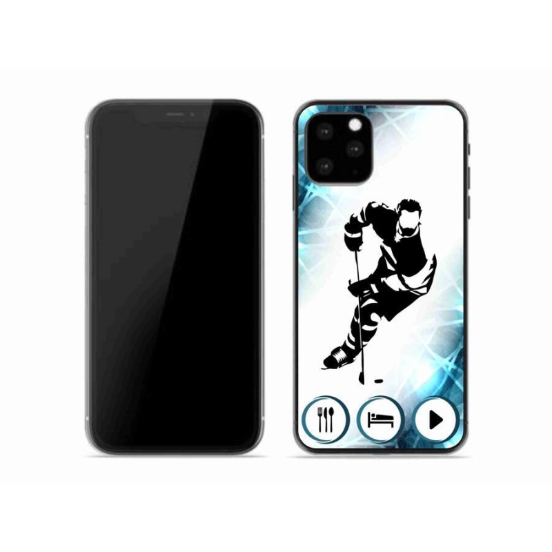 Gelový kryt mmCase na mobil iPhone 11 Pro - hokej 1