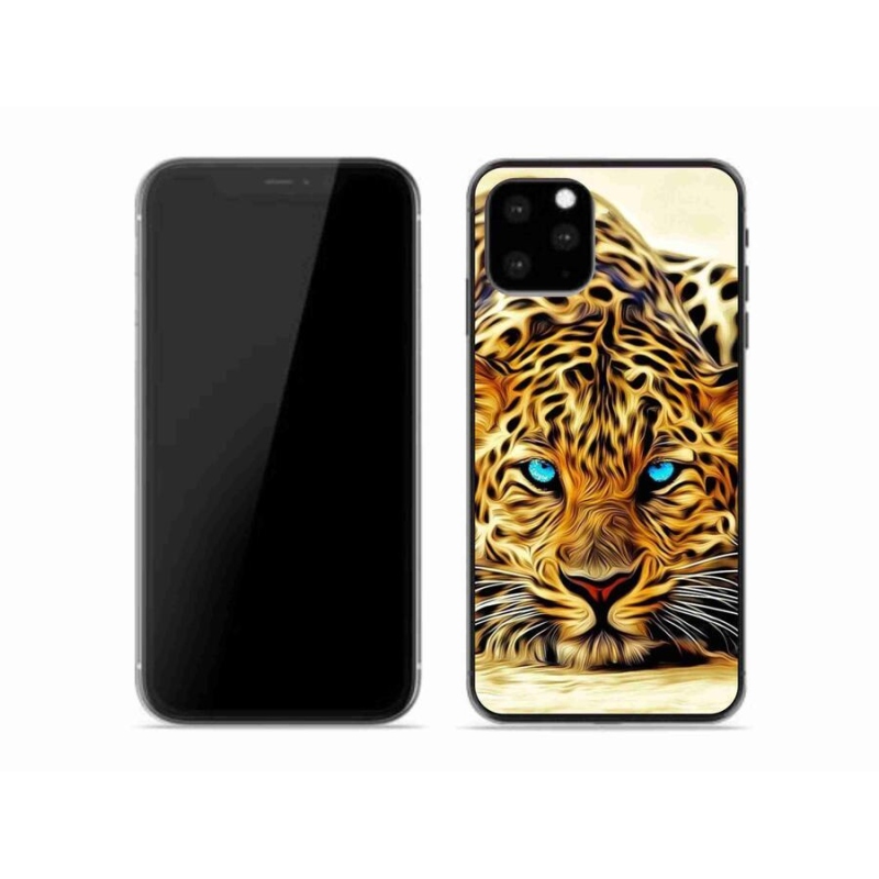 Gelový kryt mmCase na mobil iPhone 11 Pro - kreslený tygr
