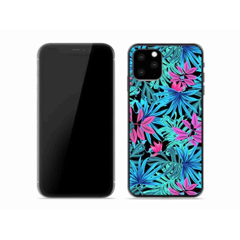 Gelový kryt mmCase na mobil iPhone 11 Pro - květiny 3