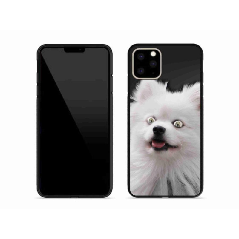 Gelový kryt mmCase na mobil iPhone 11 Pro Max - bílý špic