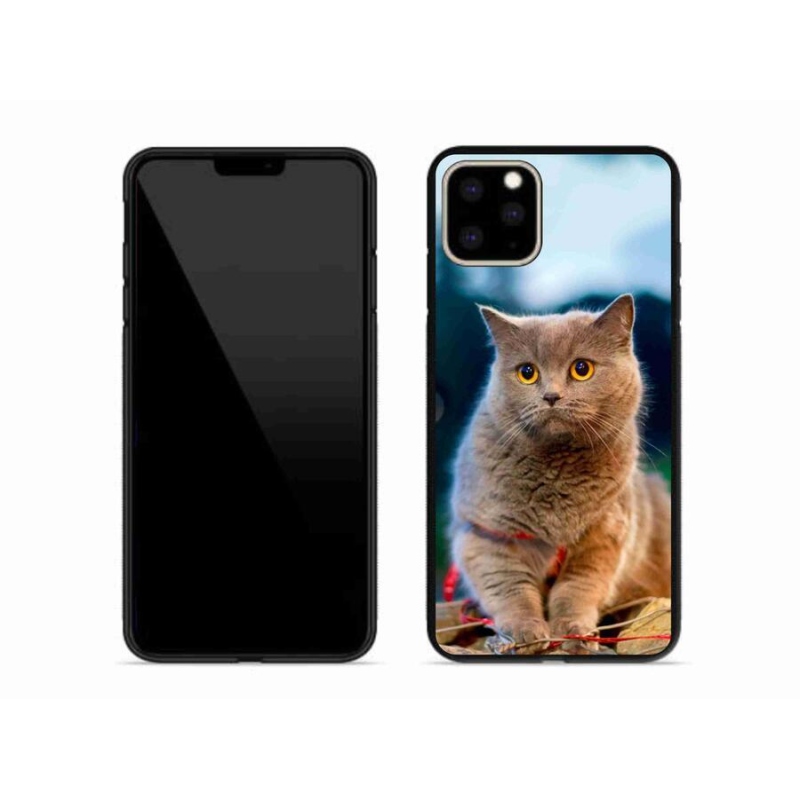 Gelový kryt mmCase na mobil iPhone 11 Pro Max - britská modrá 2