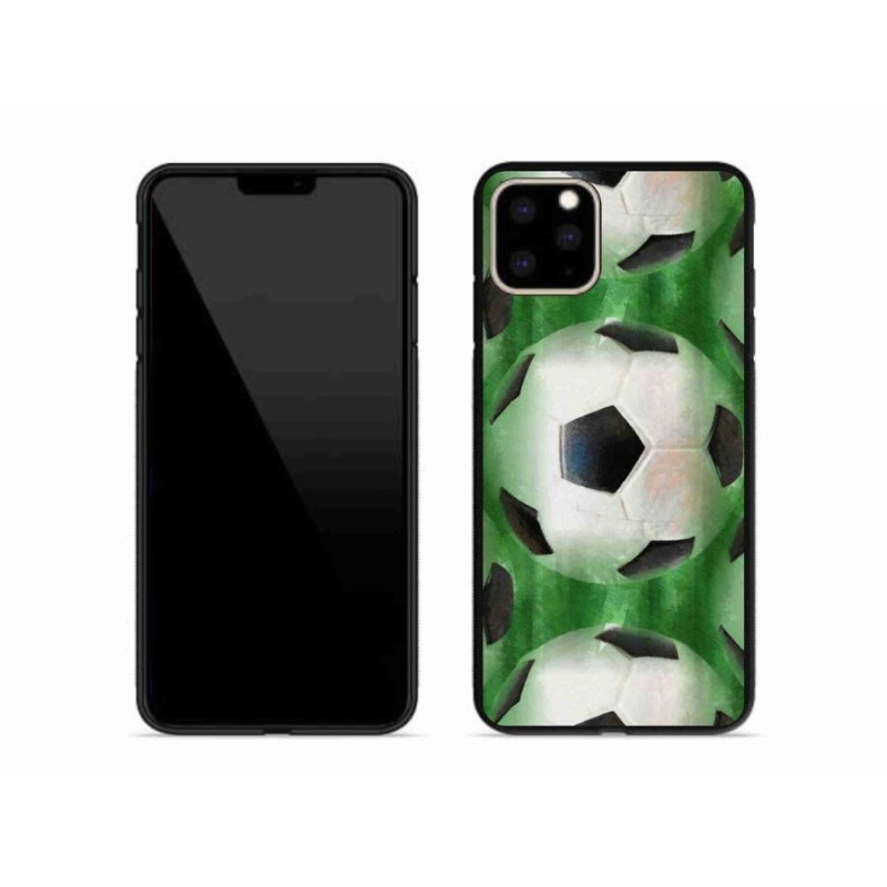 Gelový kryt mmCase na mobil iPhone 11 Pro Max - fotbalový míč