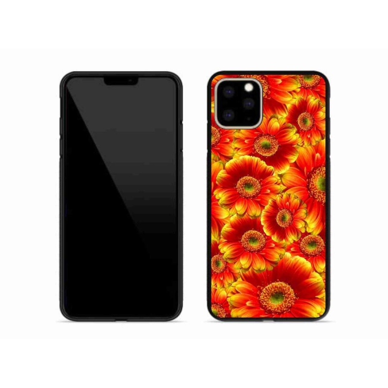 Gelový kryt mmCase na mobil iPhone 11 Pro Max - gerbera 1