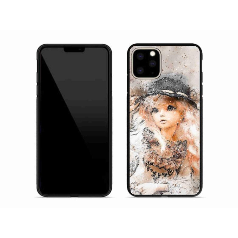 Gelový kryt mmCase na mobil iPhone 11 Pro Max - holčička s kloboukem
