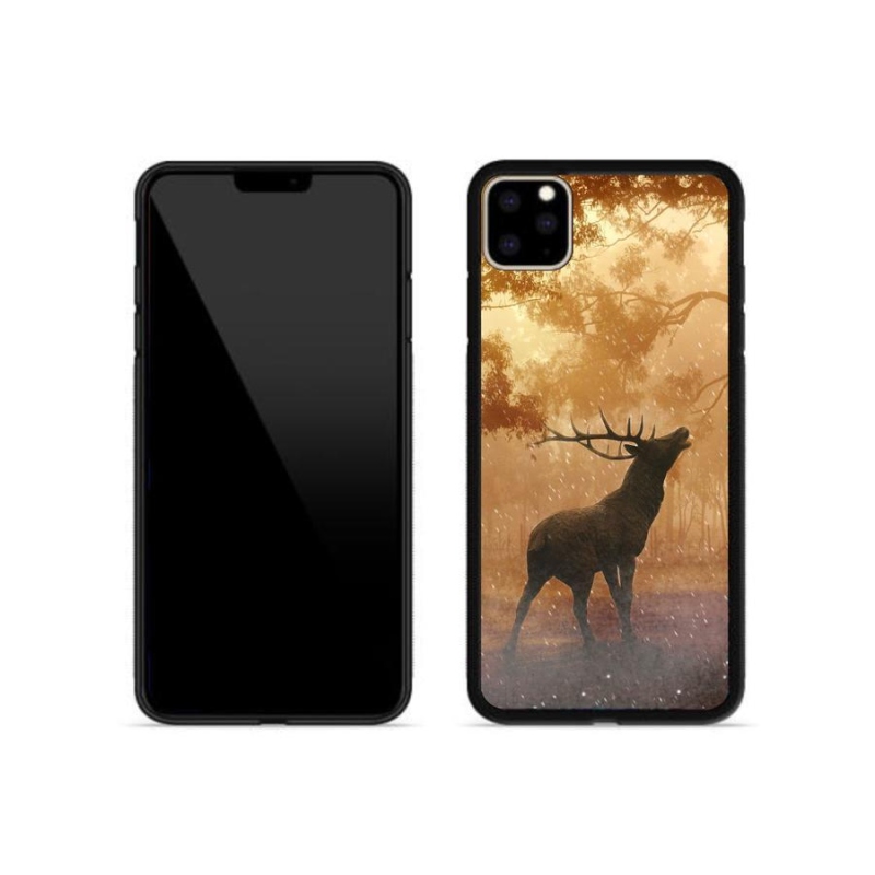 Gelový kryt mmCase na mobil iPhone 11 Pro Max - jelen v říji