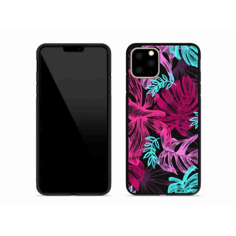 Gelový kryt mmCase na mobil iPhone 11 Pro Max - květiny 1