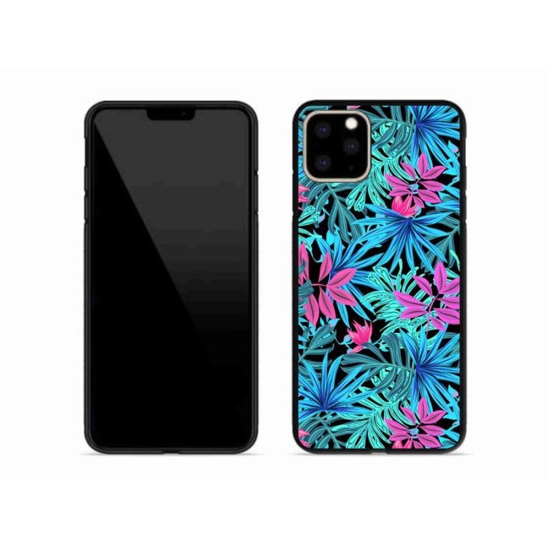 Gelový kryt mmCase na mobil iPhone 11 Pro Max - květiny 3