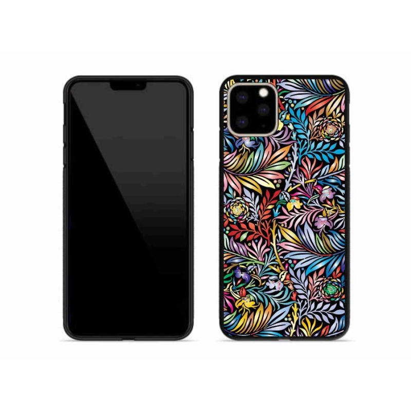 Gelový kryt mmCase na mobil iPhone 11 Pro Max - květiny 5