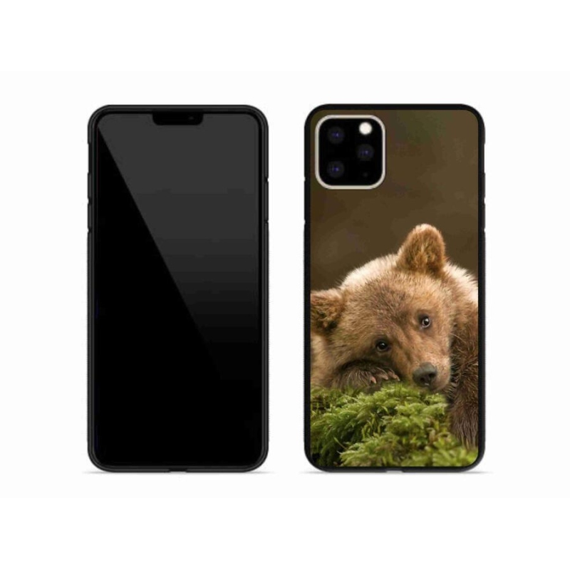 Gelový kryt mmCase na mobil iPhone 11 Pro Max - medvěd