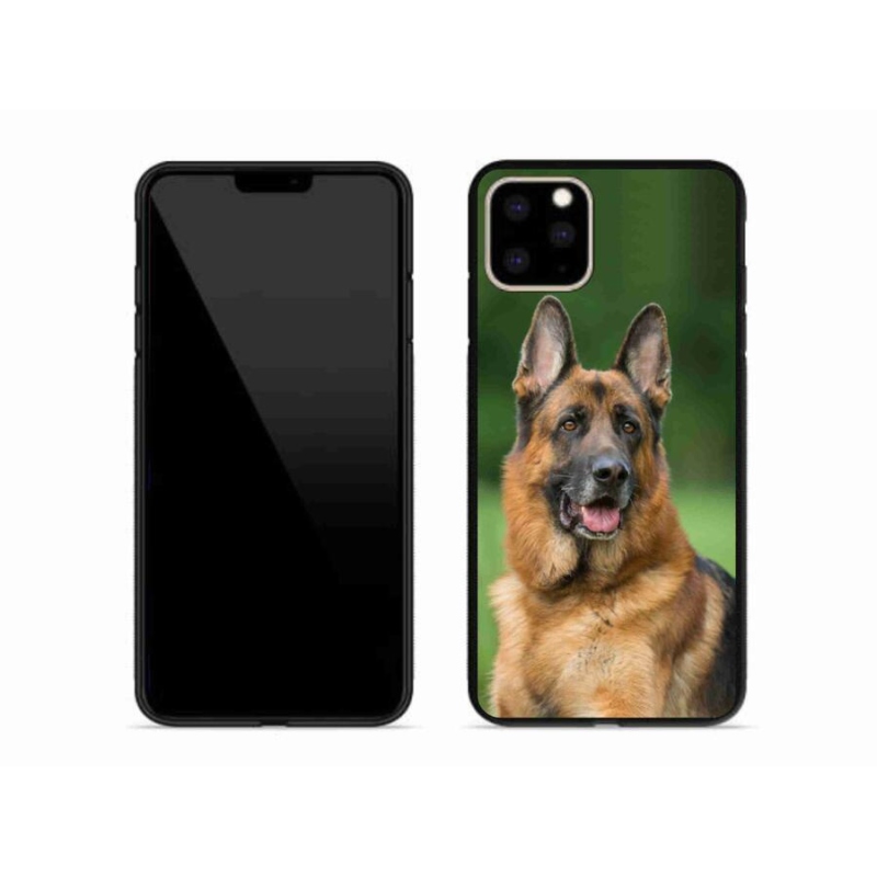 Gelový kryt mmCase na mobil iPhone 11 Pro Max - německý ovčák