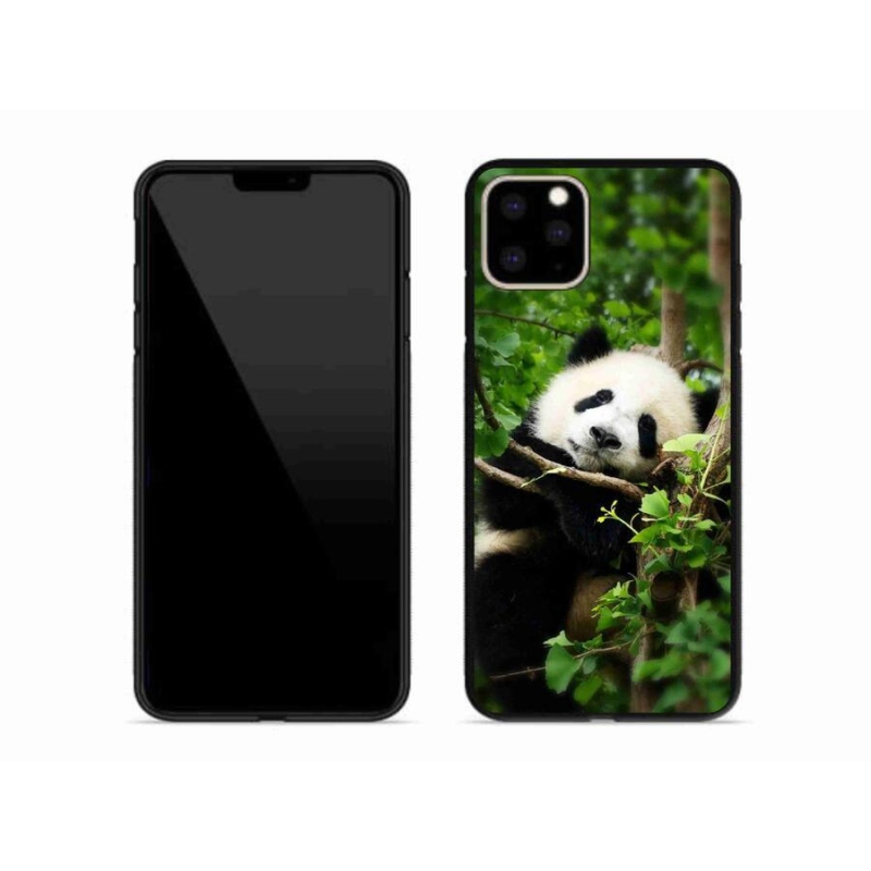 Gelový kryt mmCase na mobil iPhone 11 Pro Max - panda