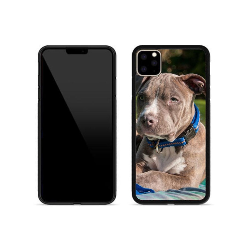 Gelový kryt mmCase na mobil iPhone 11 Pro Max - pitbull