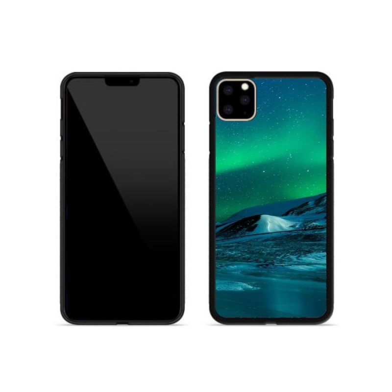 Gelový kryt mmCase na mobil iPhone 11 Pro Max - polární záře