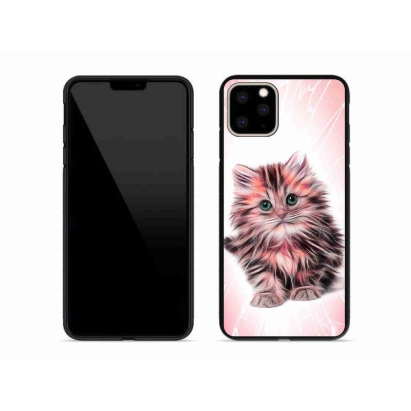Gelový kryt mmCase na mobil iPhone 11 Pro Max - roztomilé kotě
