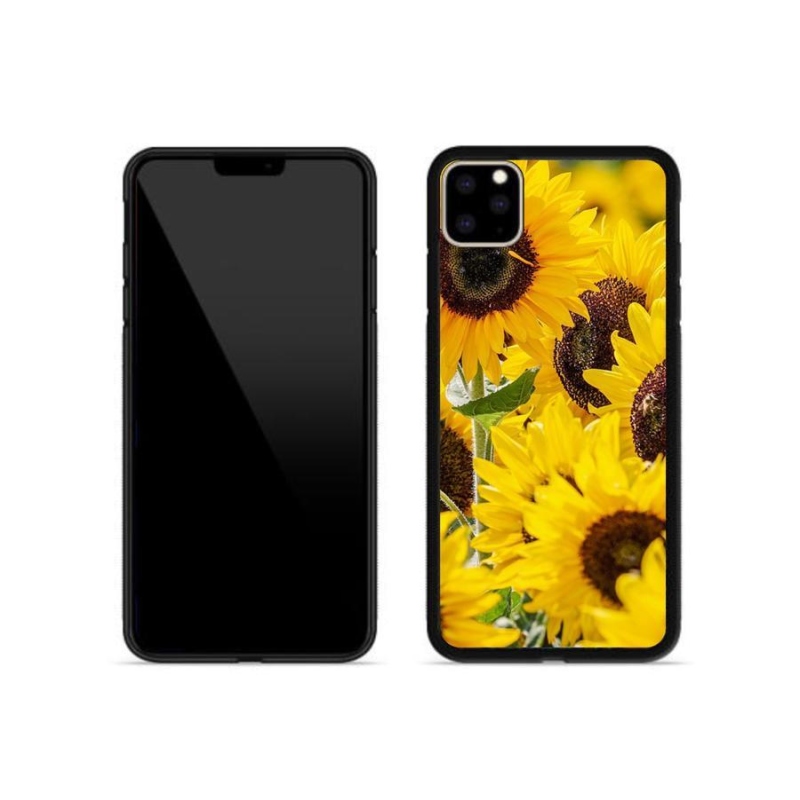 Gelový kryt mmCase na mobil iPhone 11 Pro Max - slunečnice