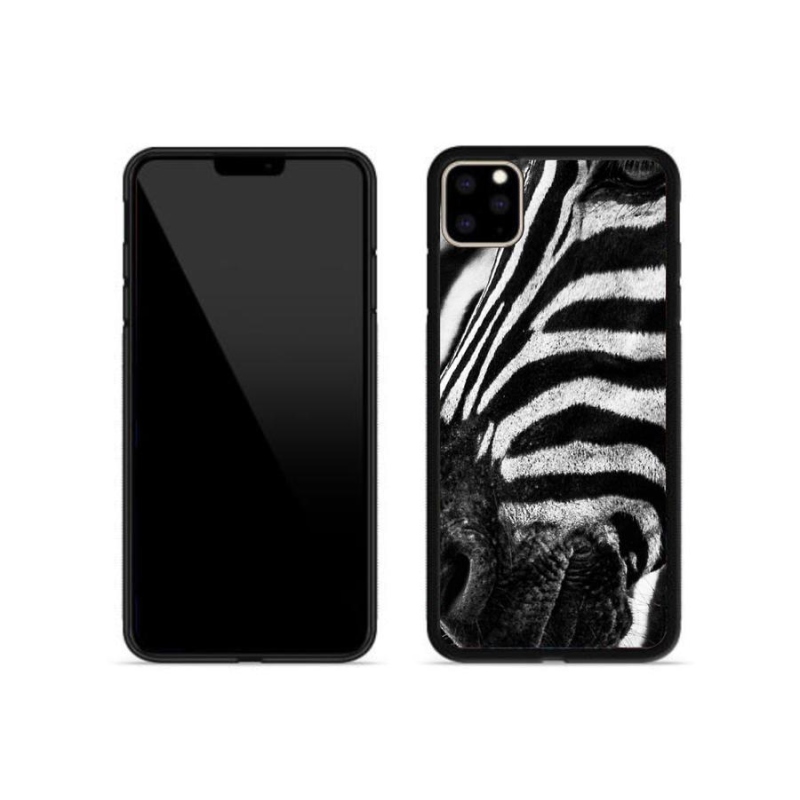 Gelový kryt mmCase na mobil iPhone 11 Pro Max - zebra