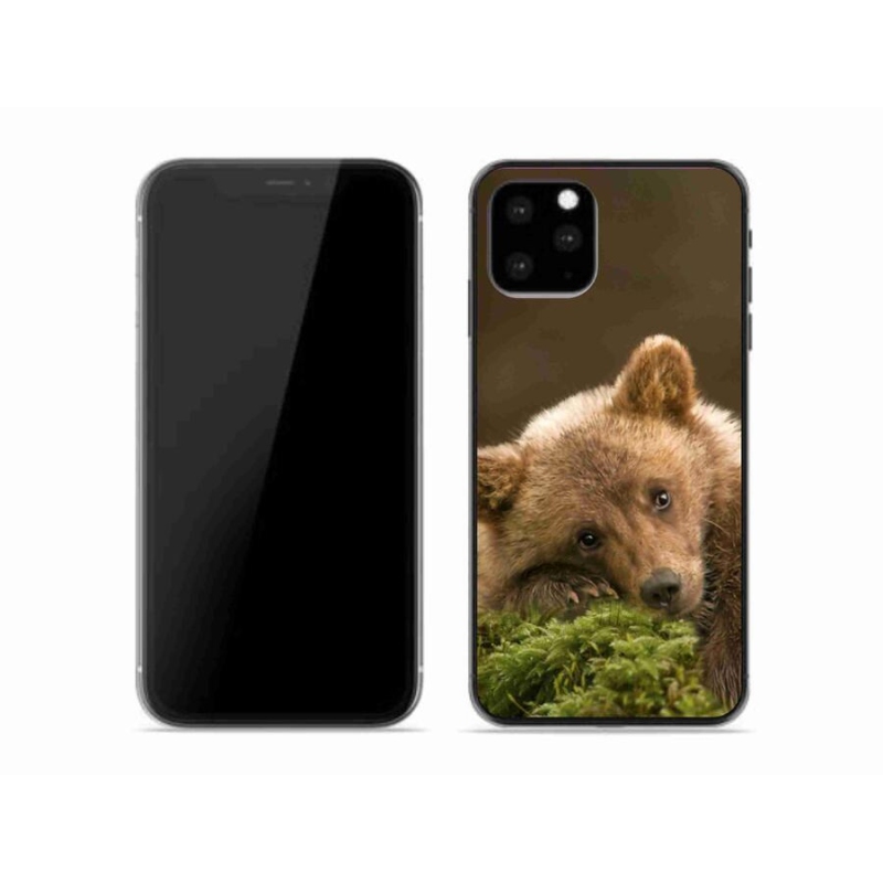 Gelový kryt mmCase na mobil iPhone 11 Pro - medvěd