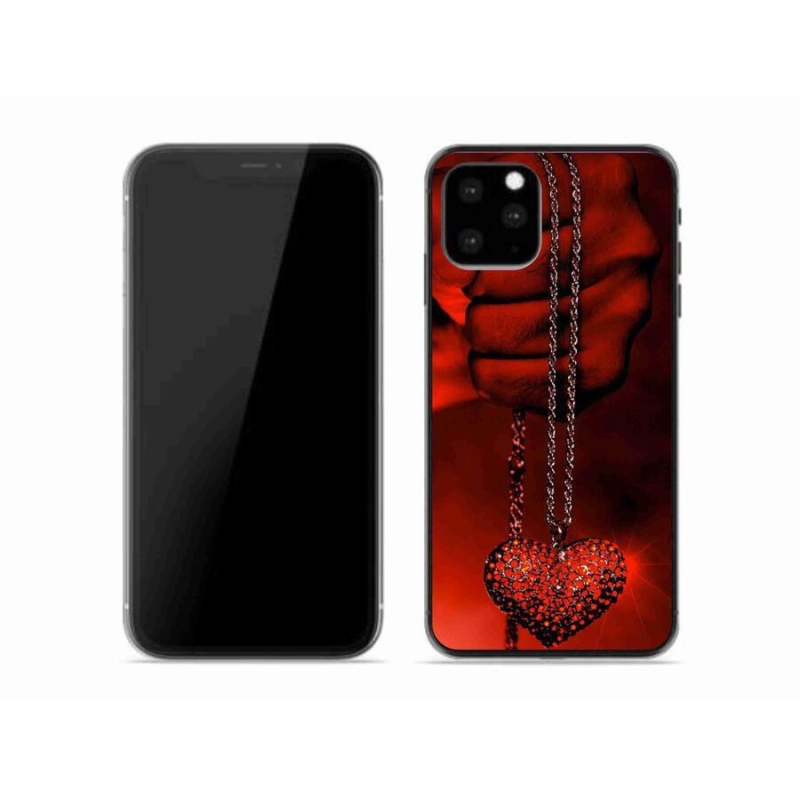 Gelový kryt mmCase na mobil iPhone 11 Pro - náhrdelník