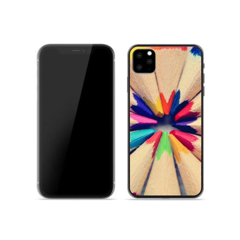 Gelový kryt mmCase na mobil iPhone 11 Pro - pastelky