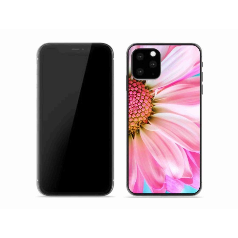 Gelový kryt mmCase na mobil iPhone 11 Pro - růžová květina