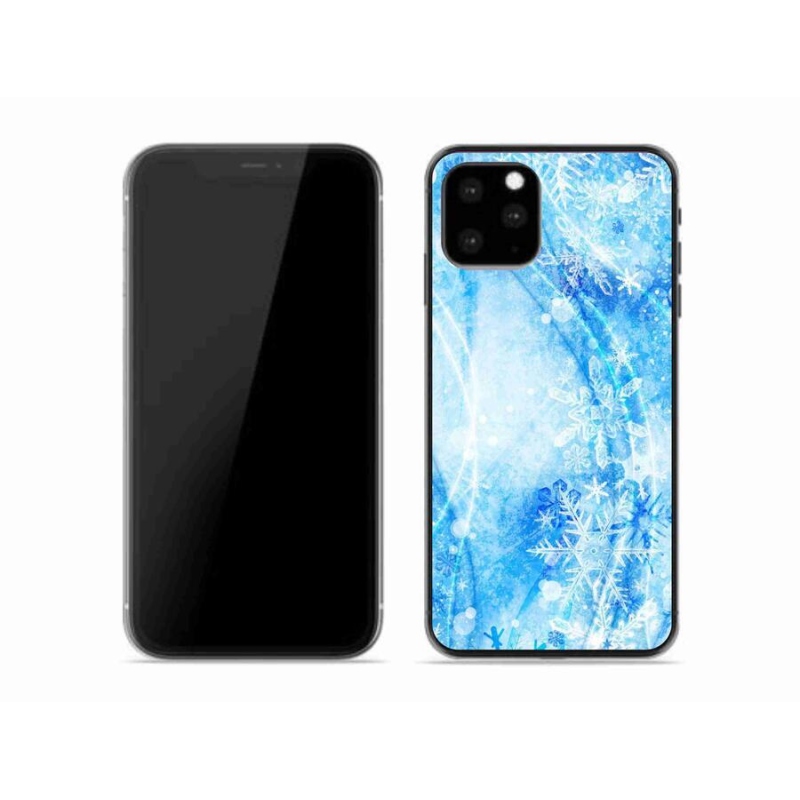 Gelový kryt mmCase na mobil iPhone 11 Pro - sněhové vločky