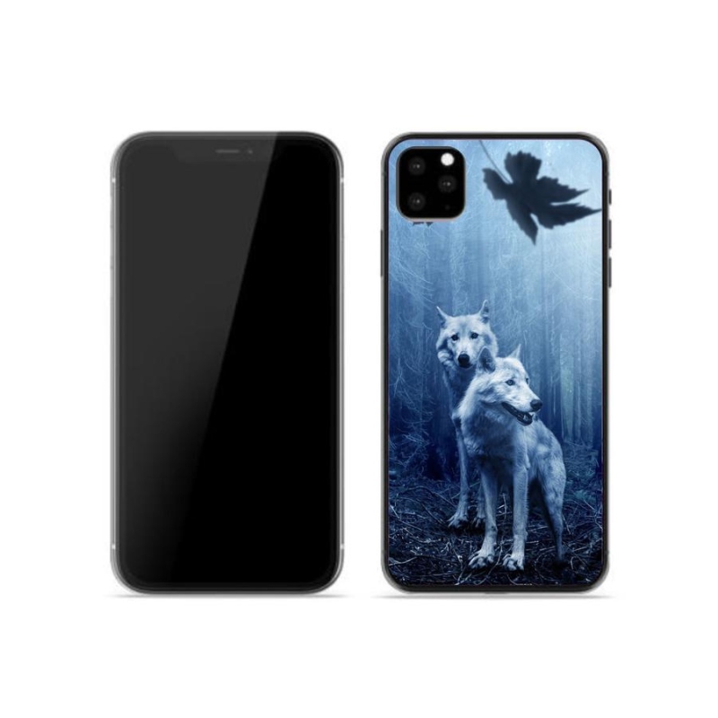 Gelový kryt mmCase na mobil iPhone 11 Pro - vlci v lese