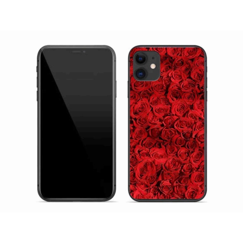 Gelový kryt mmCase na mobil iPhone 11 - růže
