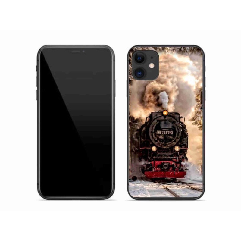 Gelový kryt mmCase na mobil iPhone 11 - vlak
