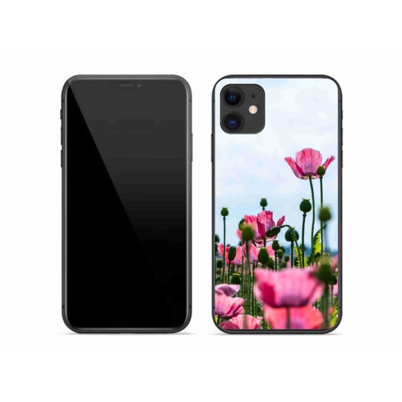 Gelový kryt mmCase na mobil iPhone 11 - vlčí mák