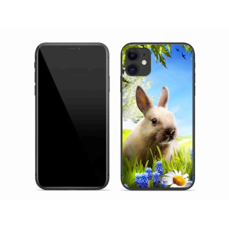 Gelový kryt mmCase na mobil iPhone 11 - zajíček