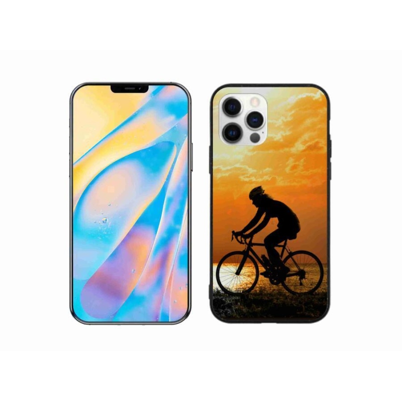 Gelový kryt mmCase na mobil iPhone 12 - cyklovýlet