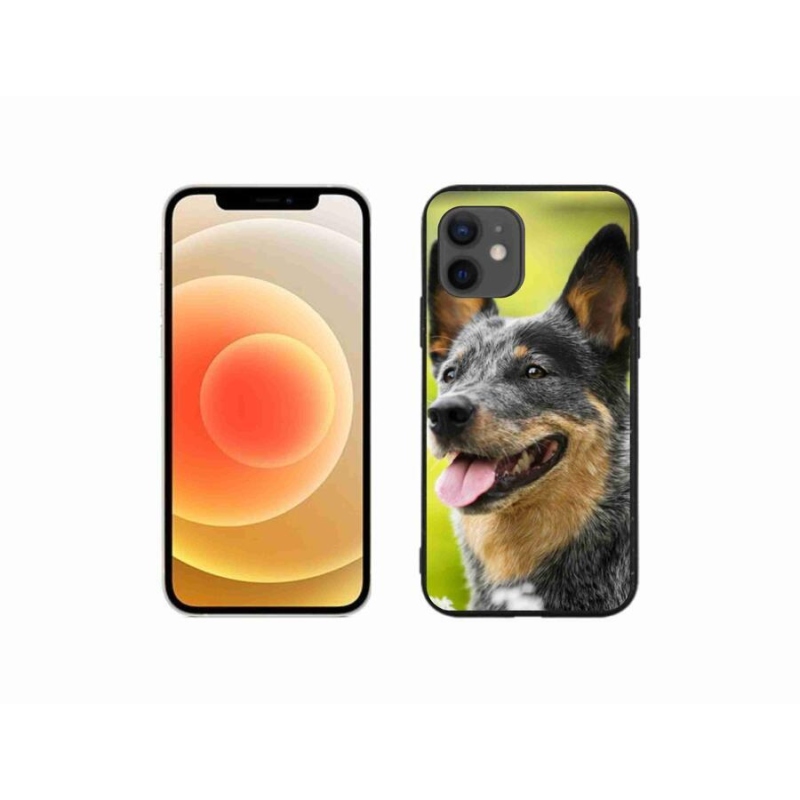 Gelový kryt mmCase na mobil iPhone 12 mini - australský honácký pes