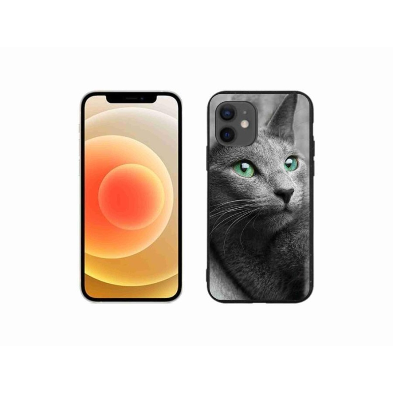 Gelový kryt mmCase na mobil iPhone 12 mini - kočka 2