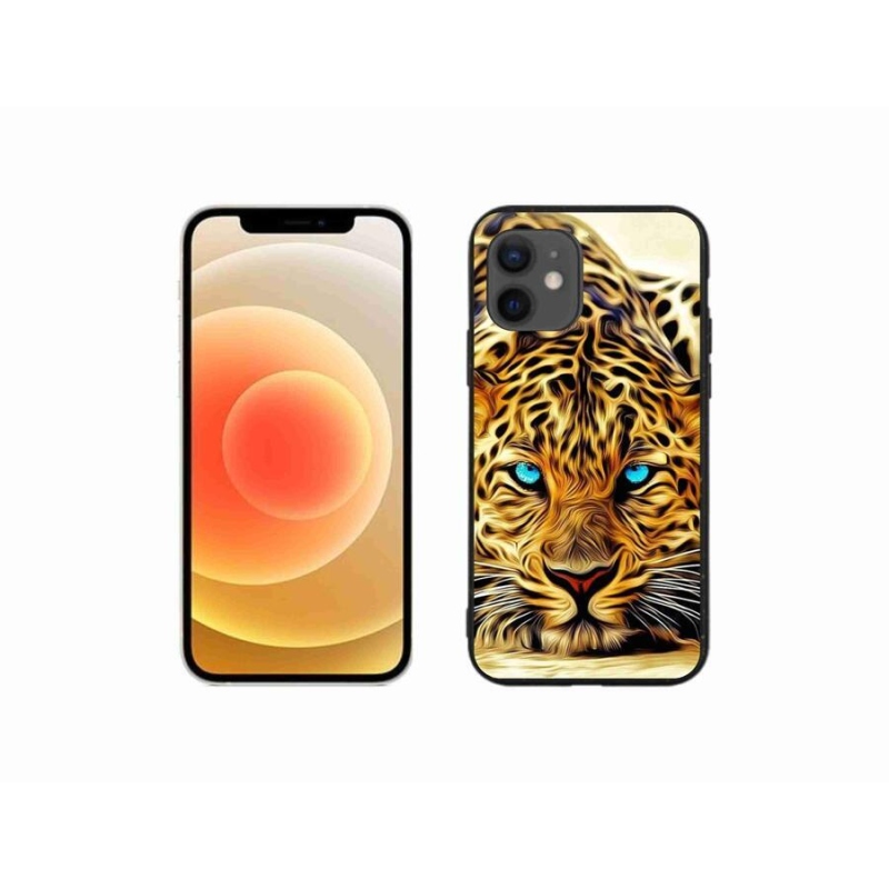 Gelový kryt mmCase na mobil iPhone 12 mini - kreslený tygr