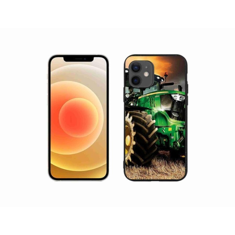 Gelový kryt mmCase na mobil iPhone 12 mini - traktor