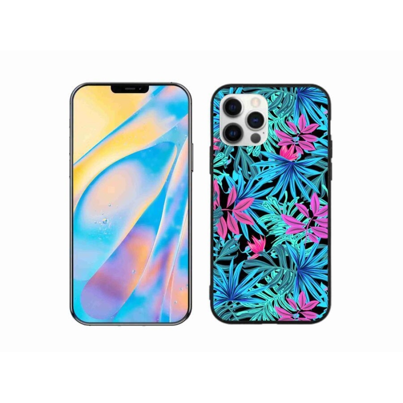 Gelový kryt mmCase na mobil iPhone 12 Pro - květiny 3