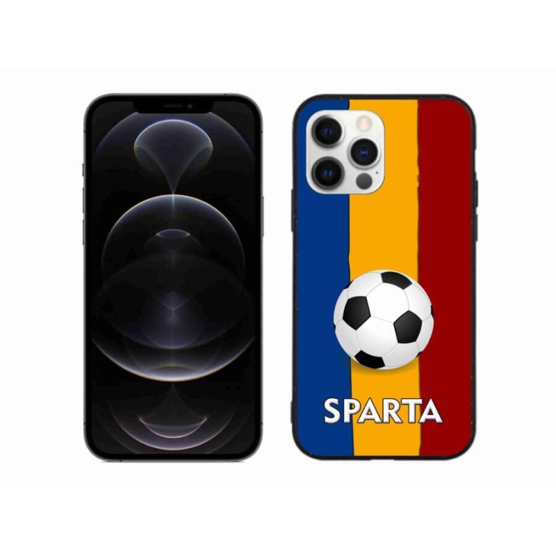 Gelový kryt mmCase na mobil iPhone 12 Pro Max - fotbal 1