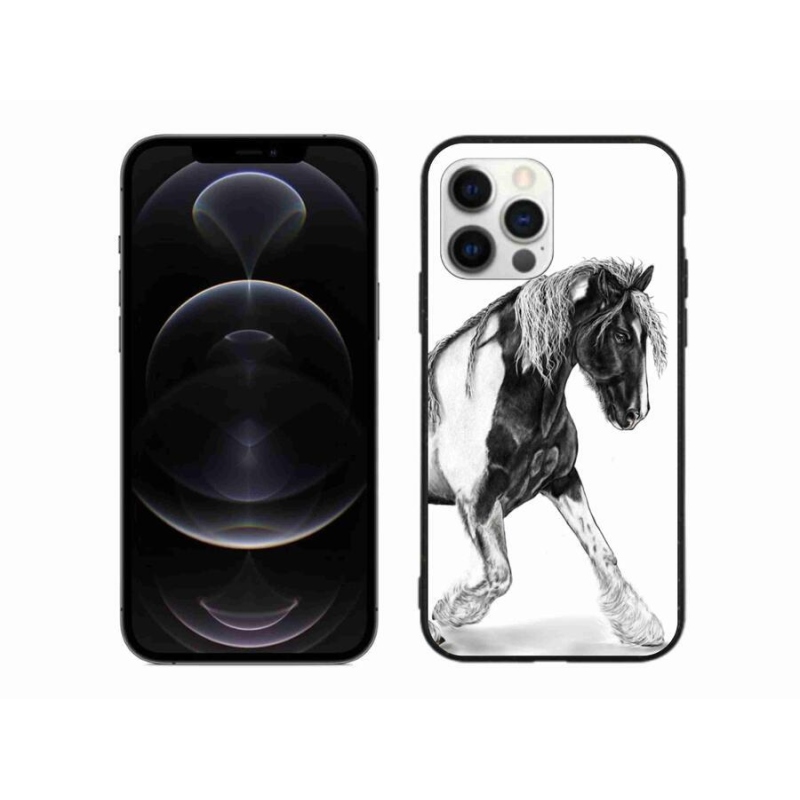 Gelový kryt mmCase na mobil iPhone 12 Pro Max - kůň